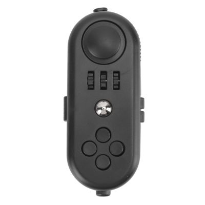 JTLB Fidget Sensory Toy, Reduce Stress Relax Mood Portable Anxiety EDC Toy Fidgets Controller Pad Anxiety Toy (3 All Black)