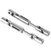 Oumefar RC Car Drive Shaft, 2Pcs Metal RC Universal Drive Shaft CVD Joint for WPL 1/16 Scale RC Truck Crawler Car RC Model Upgrade RC Parts Accessories view 3