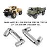 Oumefar RC Car Drive Shaft, 2Pcs Metal RC Universal Drive Shaft CVD Joint for WPL 1/16 Scale RC Truck Crawler Car RC Model Upgrade RC Parts Accessories view 4