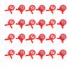 50pcs Lion Cake Toppers Unique Paper Insert Decorations for Birthday Wedding and Party Cake Supplies Vivid Lions Pattern Bow Design for Eye-catching Celebration Decor view 1