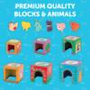 Play Brainy Farm Animal Sorting and Stacking Toys for Toddlers Ages 1-3 - 6 Sets of Animal Stacking Blocks Toddler Toys for Girls and Boys for Preschool Concepts & Early Learning Baby Gifts view 3
