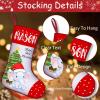 Xsersao Personalized Babys First Christmas Stocking Custom Name Stockings for Baby 1st Christmas Girl Boy Toddler Infant Custmoized Xmas Stocking Gift Decoration, Sunflower Elephant view 4
