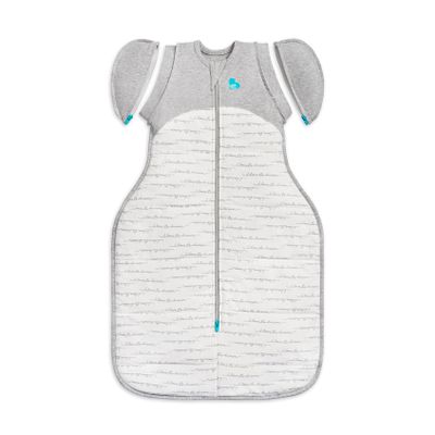 Love to Dream Swaddle UP Transition Bag Warm 2.5 TOG, Dreamer White, Large, 19-24 lbs, Patented Zip-Off Wings, Gently Help Baby Safely Transition from Being Swaddled to Arms Free Before Rolling Over