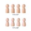 12 Packs: 8 ct. (96 Total) 1; Wooden Peg People by Creatology view 3