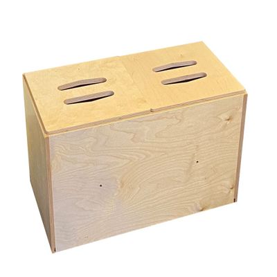 KUBEEZ Modular Birch Toy Box, Ready to Assemble
