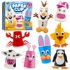 Arts and Crafts for Toddlers & Kids Ages 3-6  Paper Cup Craft Kit, 8 Animal Projects  Fun Preschool Activity for Girls & Boys view 1