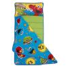 Sesame Street Come and Play Blue, Green, Red and Yellow, Elmo, Big Bird, Cookie Monster, and Oscar The Grouch Toddler Nap Mat view 2