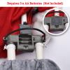 BenefitUSA Christmas Moving Singing Santa Claus Toy Electric Music Doll Ornament with Lighting Handheld Lamps view 4