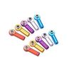 10PCS M4 4mm Thread 25mm Length Link Rod End Ball Head Holder Tie Rod End 3mm Hole Aluminum for RC Hobby Model Car Hop-Up Parts (Color : Gold) view 4