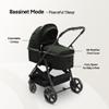 Mompush Wiz 2 in 1 Baby Stroller with Bassinet Mode, Convertible Infant Stroller for Newborn and Toddler with Reversible Seat and Large UPF 50+ Canopy view 2