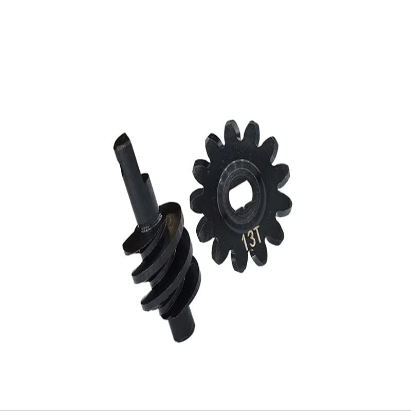 GPM Upgrades Medium Carbon Steel Overdrive Differential Worm Gear Set 13T for 1/24 4WD SCX24 Deadbolt (AXI90081) & 1/24 Jeep Wrangler JLU CRC (AXI00002) RC Cars (13T)