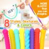 Sensory Autism Toys for Kids - Textured Stretchy Fidget Toys for Stress Anxiety - Sensory Toys Special Needs for Autistic Toddlers Boys Girls Easter Baskets Stuffers Gifts, Treasure Box Classroom view 2