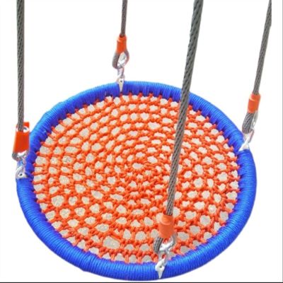 KIZQYN Swing Set Fun Outdoor Swing, Disc Hanging Chair, Bird's Nest Hanging Chair, Toys for Kids, Rocking Chair, Amusement Park Equipment Swing Seat (Size : 60cm)