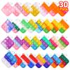 Kids Party Favors Fidget Toys Bulk 30 Pack Mini Pop Fidget Keychain Its Birthday Party Favors for Kids 4-8,8-12 Small Valentines Classroom Prizes It Student Gifts for Students Goodie Bag Stuffers view 1