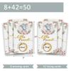 50 Baby Shower Scratch Off Game, Pink Elephant Rose Lucky Draw CardParty Activities, Decorations, and Supplies- It's a Girl view 4
