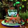 SIENON 7Pcs Forest Animals Figures Toys, Miniature Woodland Figurines with Deer Family, Elk, Fox, Rabbit, Squirrel for Kids Christmas Birthday Party Gift Cake Decorations Educational Project Diorama view 4