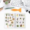 2 Pcs Sticker Book Collecting Album Reusable Sticker Organizer Storage Book for Stickers Collection A5 (64 Pages) view 4