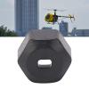 Replacement Helicopter Motor Nut, Motor Nut Safe Portable Motor Nut Parts,Easy Installation,RC Helicopter Accessories for Fly Wing FW200 RC Helicopter Black view 2