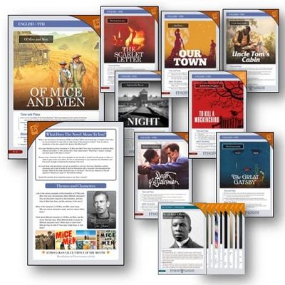 10th Grade English Lesson Cards - Rhetoric Stage English - Connect History & Literature Through Timeless Novels - Enhanced Learning Journey History Flashcards - Classical Education Enriched