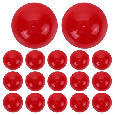 25pcs Openable Bingo Raffle Balls 40MM Table Activity Plastic Hollow Pong Balls for Raffles Game Entertainment DIY Project, Red Outdoor Decor
