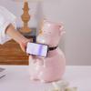 HYMCX Money Box for Cash Gift Ceramic Piggy Bank Large Capacity Storage Tank Children Adult Creative Fashion Cute Calf Shape Money Jar Birthday Gift Money Saving Box Jar view 4