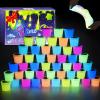 48 Pack Galaxy Slime, Glow in The Dark Slime Kit Party Favors for Girls and Boys, Non Sticky, Super Soft, Wet, Stress Relief Putty Toys. view 1