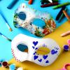 Leyndo 100 Pcs Paper Mache Masks Paper Mask for Craft White Mask Masquerade Blank DIY Halloween Mask Half Face Paintable Mardi Gras view 3