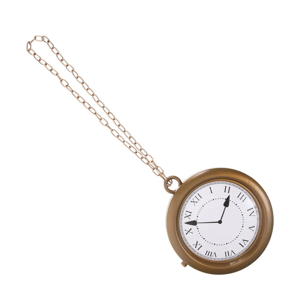 Clock Necklace Costume Men Necklace Men Cosplay Clock, Party Decor Party Prop Toy for Cosplay Props Set