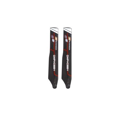 OMPHOBBY M1 EVO Parts Main Blade 125 Replacement Parts for OMPHOBBY M1 EVO RC Helicopters Rc Heli Accessories OSHM1209R(Red)