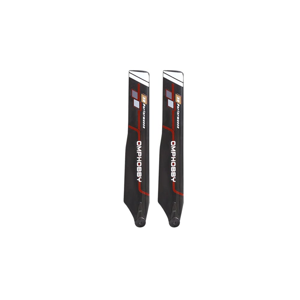 OMPHOBBY M1 EVO Parts Main Blade 125 Replacement Parts for OMPHOBBY M1 EVO RC Helicopters Rc Heli Accessories OSHM1209R(Red)