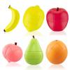 Tiydiygo 6PCS Fruit Fidget Puzzle Cube Toys Set,Simulation Lemon Banana Pear Peach Orange Shape Stress Relief Toys (Fruit) view 1
