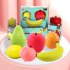 Tiydiygo 6PCS Fruit Fidget Puzzle Cube Toys Set,Simulation Lemon Banana Pear Peach Orange Shape Stress Relief Toys (Fruit) view 2