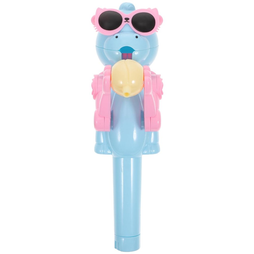 SAFIGLE Sky-Blue Robot Lollipop Holder for Kids: Creative Toy for Boys and Girls Party Birthday 15X10.5X4.5 Inch Plastic Lollipop Robot to Keep Candy Clean and Safe