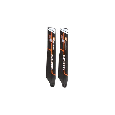 OMPHOBBY M1 EVO Parts Main Blade 125 Replacement Parts for OMPHOBBY M1 EVO RC Helicopters Rc Heli Accessories OSHM1209O(Orange)