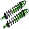 GPM 2Pc Set Upgrades Aluminum 6061-T6 Rear Adjustable Spring Dampers 143MM with 6MM Shaft for 1/8 4WD Sledge Monster Truck (95076-4) RC Cars (Green) view 1