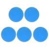 Rushbom Bouncy Ball, 6cm 5pcs Rubber Bouncy Ball Portable Hand Exercise Balls Wall Ball for Kids for Swimming Pools Beaches(Blue) view 1