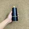 Nautical Brass Pirate Telescope Black Leather Replica Vintage Royal Navy Spyglass Pocket Telescope - 18" Long Telescope view 3