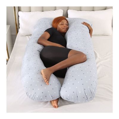 Pregnancy Pillow Comfortable Cotton Body Pillow for Pregnant Women Multifunctional Lumbar Pillow for Breastfeeding 360 Body Support (Color : A11, Size : 135x70)