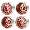 RCLIONS RC 2.2" Beadlock Wheels 35mm Aluminum Rims for AXIAL Wraith RR10 TRX4 1/10th RC Crawler Truck Car (Brown) view 1