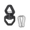 Digtichnny Swivel Hook for Swing, Safety Swing Swivel with 2 Carabiners, Rotational Device Swing Spinner for Web Tree Tire Rope Swing, Aerial Dance, Childrens Swing, Hanging Hammock view 1