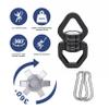 Digtichnny Swivel Hook for Swing, Safety Swing Swivel with 2 Carabiners, Rotational Device Swing Spinner for Web Tree Tire Rope Swing, Aerial Dance, Childrens Swing, Hanging Hammock view 2