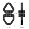 Digtichnny Swivel Hook for Swing, Safety Swing Swivel with 2 Carabiners, Rotational Device Swing Spinner for Web Tree Tire Rope Swing, Aerial Dance, Childrens Swing, Hanging Hammock view 4
