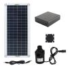 Acouto Solar Powered Kit Polycrystalline Silicon 800L Per Hour Solar Powered for RV Greenhouse Camping Touring Car view 1
