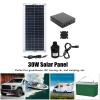 Acouto Solar Powered Kit Polycrystalline Silicon 800L Per Hour Solar Powered for RV Greenhouse Camping Touring Car view 2