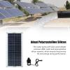 Acouto Solar Powered Kit Polycrystalline Silicon 800L Per Hour Solar Powered for RV Greenhouse Camping Touring Car view 3