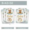 50 Woodland Bear Scratch Off Game, Blue Bear Rose Lucky Draw CardParty Activities, Decorations, and Supplies- It's a Boy view 4