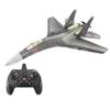 QIYHBVR RC Airplane 4CH 2.4GHz Remote Control Warplane Plane Dual Motor with Xpilot Stabilization System Fixed Wing LED Night Flight Stunt RC Fighter for Beginners Trainer Gift view 1