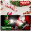 Pastel Pink Christmas Train Set, 4-Section Wooden Mini Train Set Winter Wonderland Village Decor Under Tree for Girly Christmas Party & Home Dcor view 4