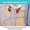 Toddleroo by North States - Superyard Baby Play Yard: Freestanding 6-Panel Baby Playpen - Indoor or Outdoor Use - Made in USA - Encloses Up to 18.5 Square Feet - 26 Inches Tall - Light Gray view 4