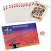 Ted's Sterling Magic Bicycle Svengali Deck Trick in Blue Back, Hearts Suit, Choose Your Force Card (Nine) view 1